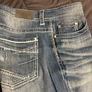 BKE Distressed Blue Jeans